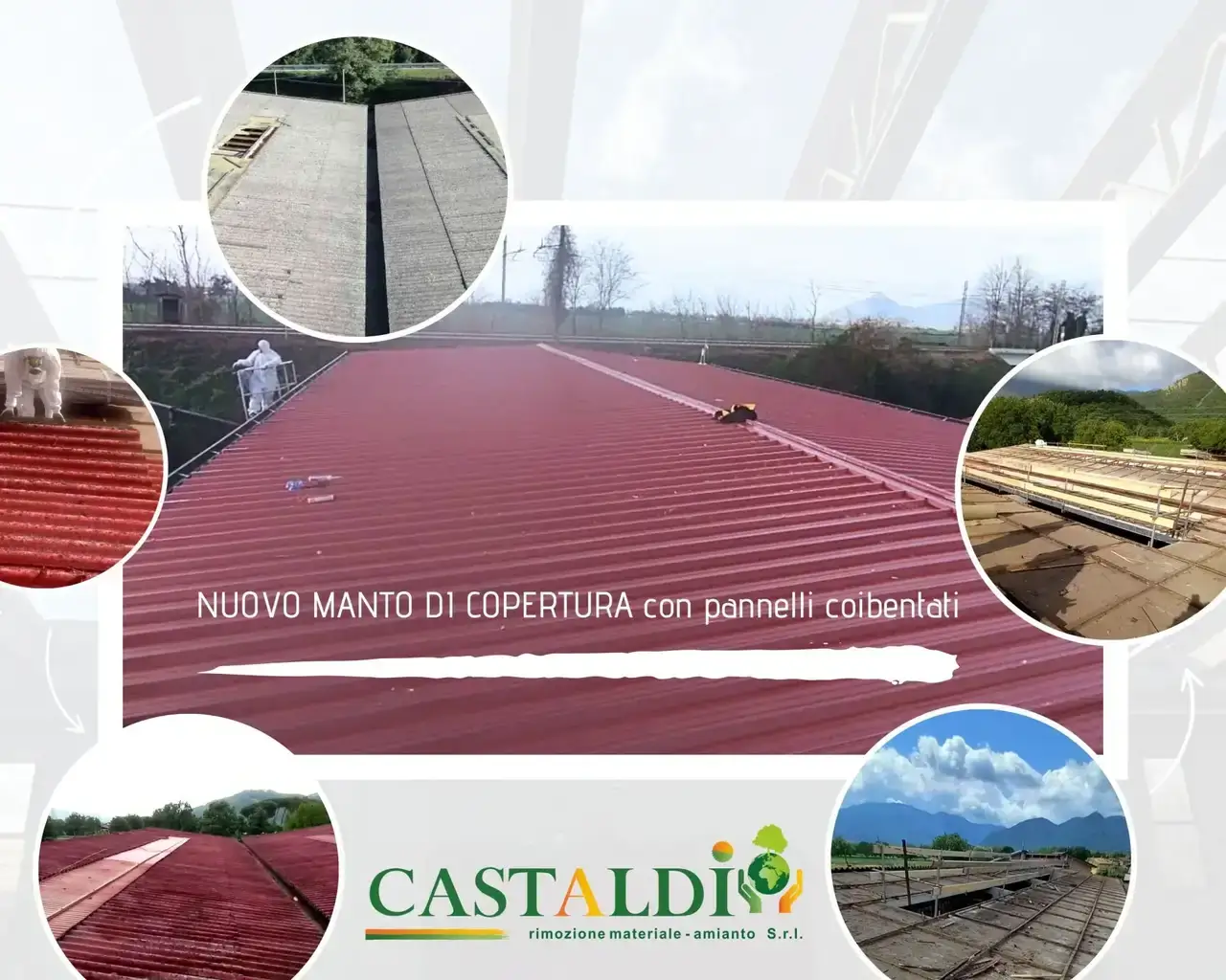 Intervento su copertura con linee vita e organizzazione completa del cantiere